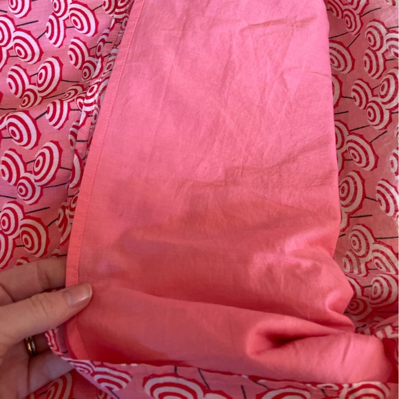 NWT J. Crew Crewcuts smocked bodice dress in umbrella print pink red sundress - Picture 5 of 9